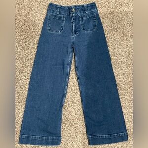 Anthropologie Maeve The Colette Wide Leg Jeans size 28